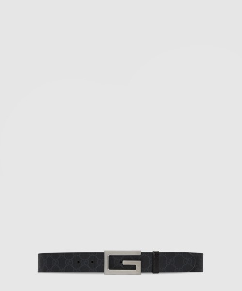 구찌 스퀘어 G 버클 리버서블 벨트 626974