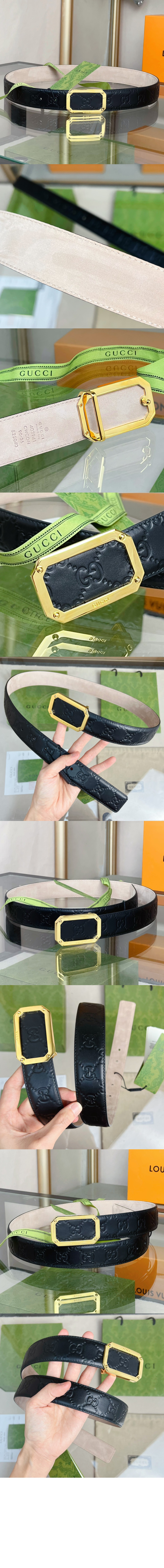 구찌 시그니처 벨트 403941