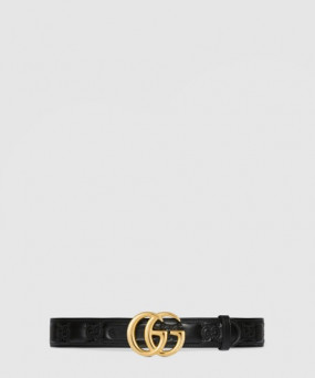 구찌 마틀라세 와이드 벨트 400593