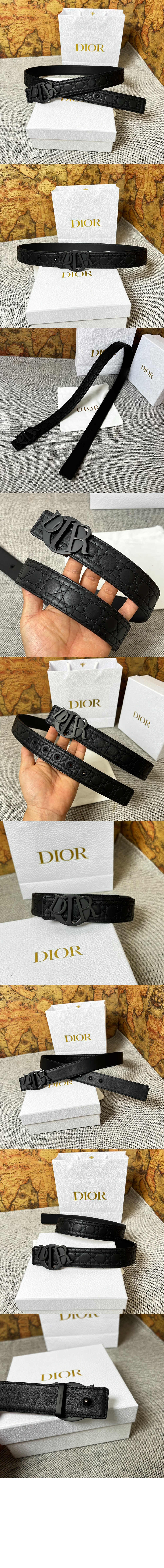 디올 양면 가죽 벨트 4800Z