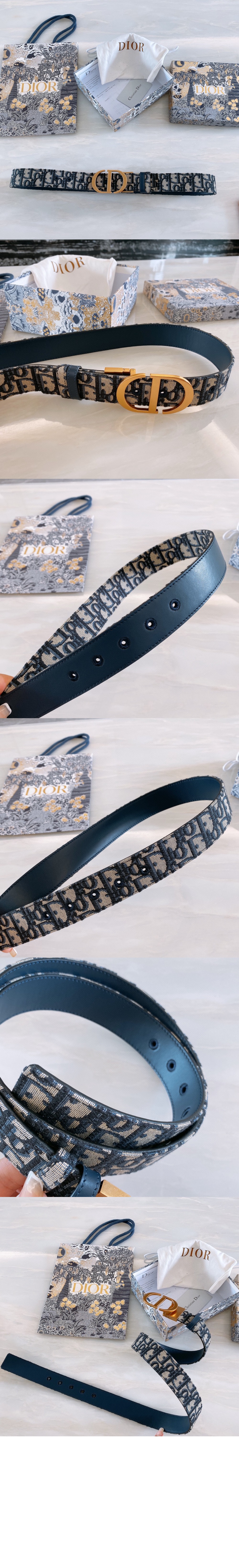 디올 30 몽테인 리버서블 벨트 B0179