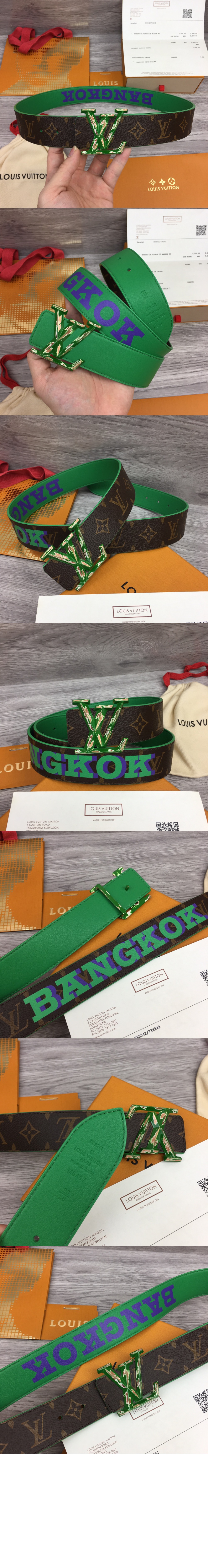 루이비통 매끄러운 버클 벨트 M0488U