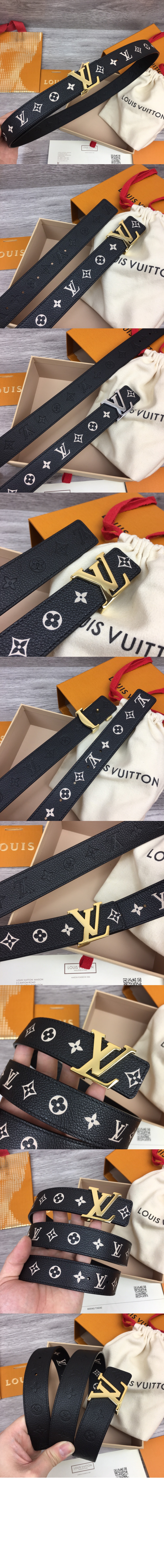 루이비통 LV 아이코닉 리버서블 벨트 M8386V