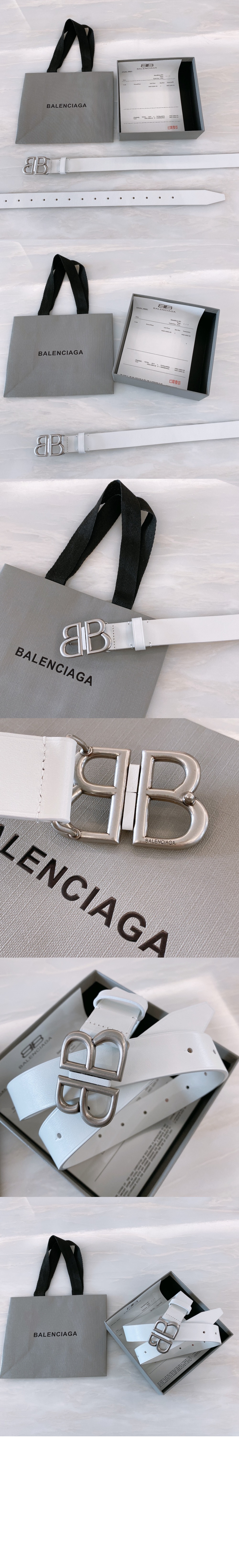 발렌시아가 해커 BB 대형 벨트 680453