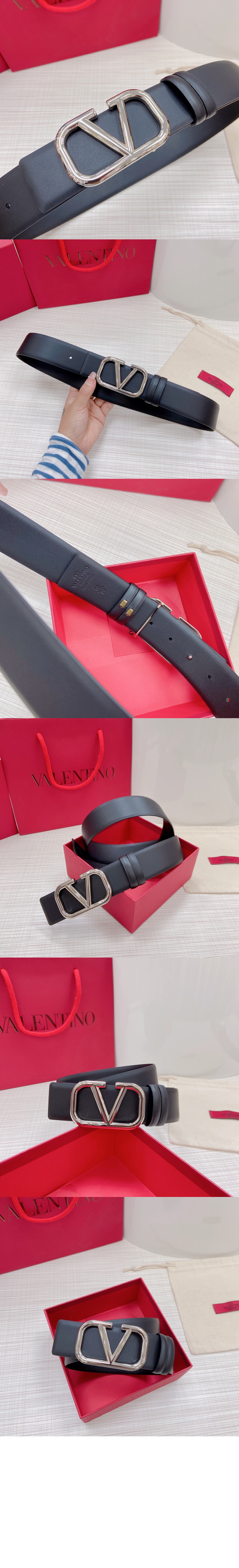 발렌티노 브이로고 리버서블 벨트