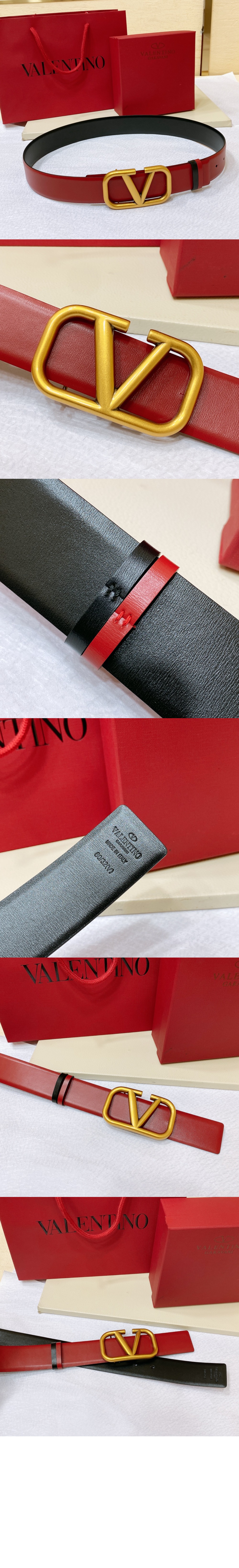 발렌티노 브이로고 리버서블 벨트