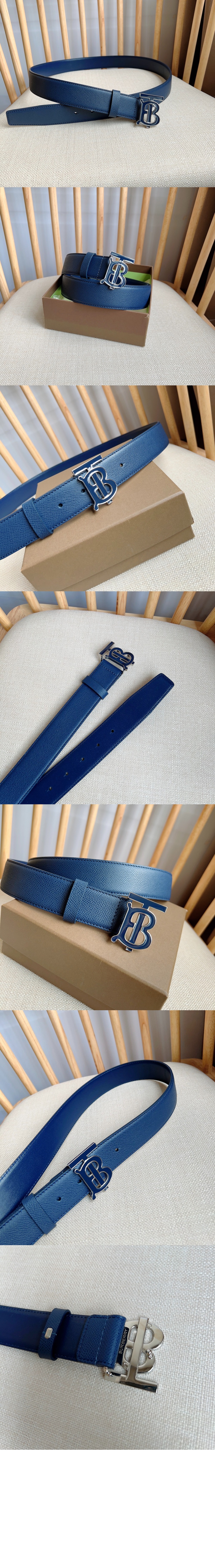 버버리 매끄러운 버클 벨트 80659751