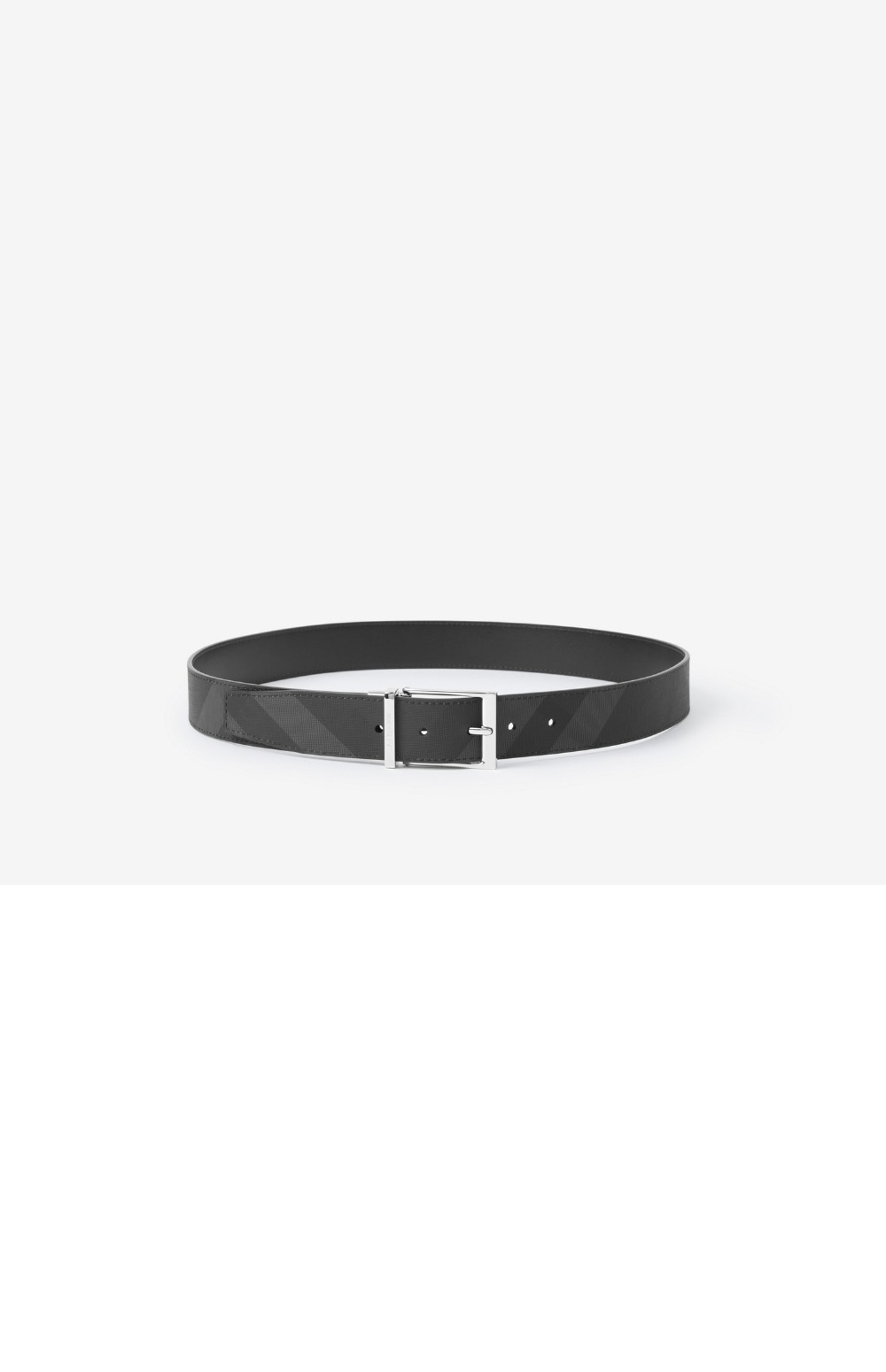 버버리 체크 레더 리버시블 벨트 80649591