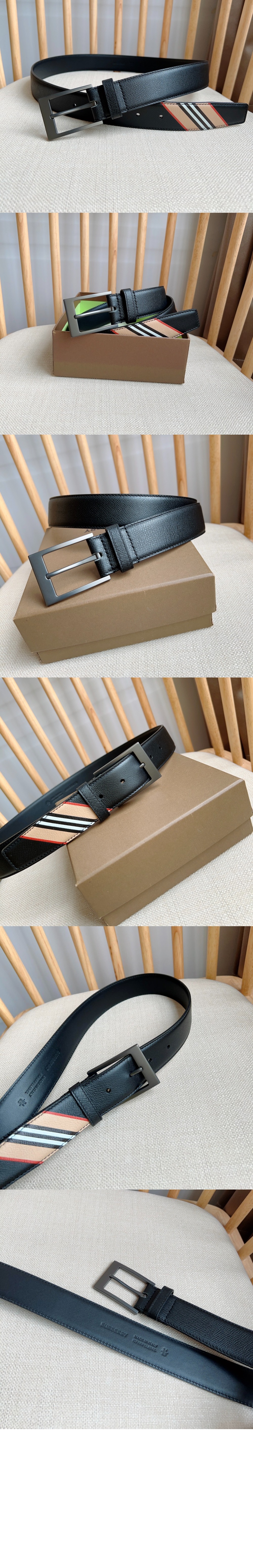 버버리 바늘버클 그레인 가죽벨트 80339521