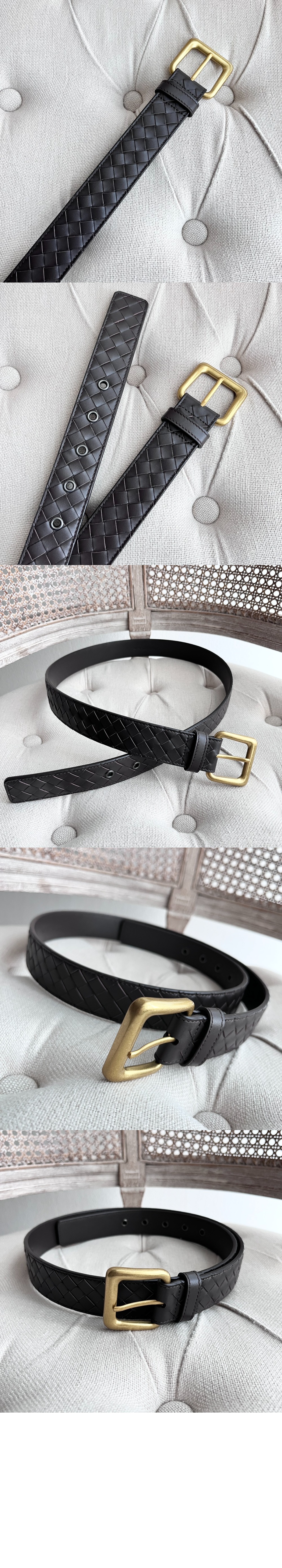 보테가베네타 인트레치아토 벨트 734910