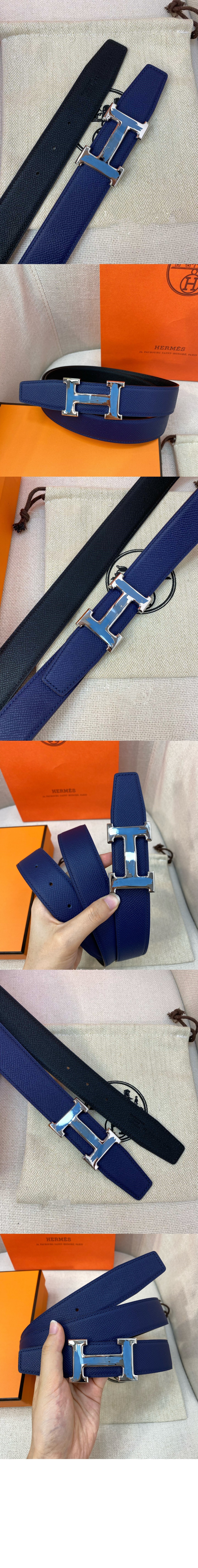 에르메스 브러시 버클 리버서블 벨트