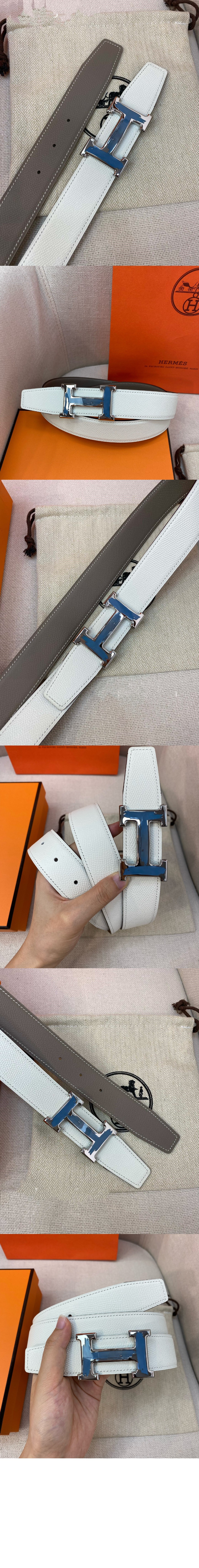 에르메스 브러시 버클 리버서블 벨트