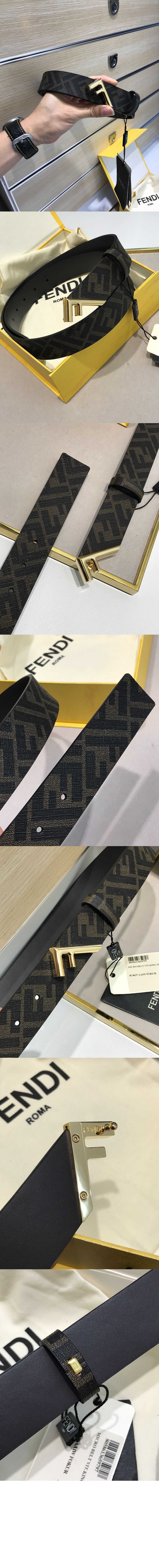 펜디 FF 캔버스 벨트 7C050