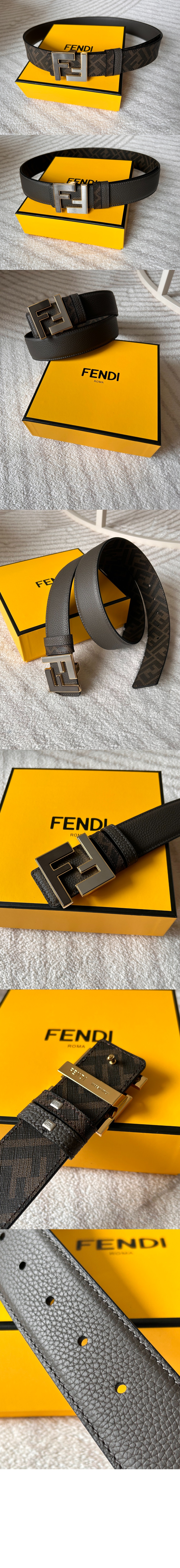 펜디 FF 양면 벨트 7C048