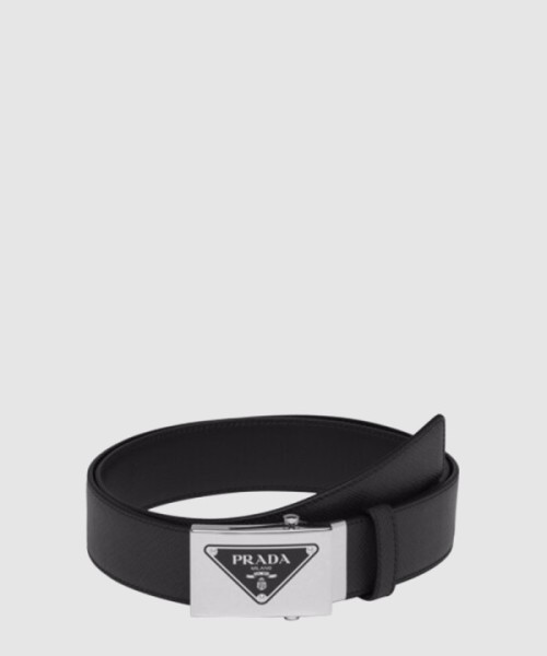 프라다 사피아노 가죽 벨트 2CM229