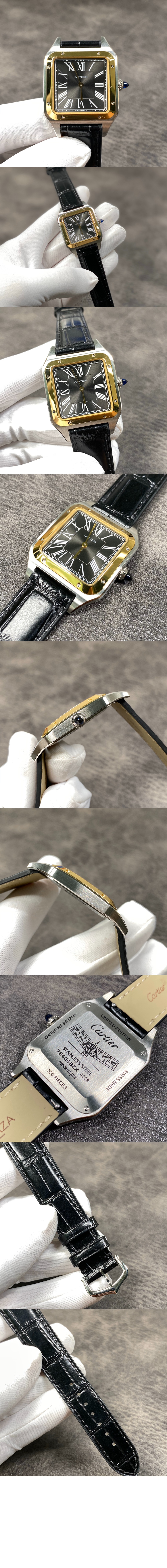 까르띠에 산토스 뒤몽 43.5 W2SA0015