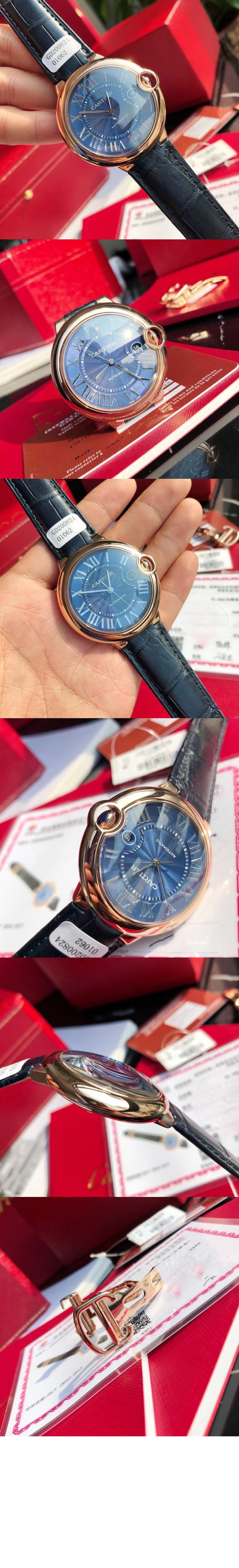 까르띠에 발롱 블루 드 까르띠에 워치 42 WGBB0036