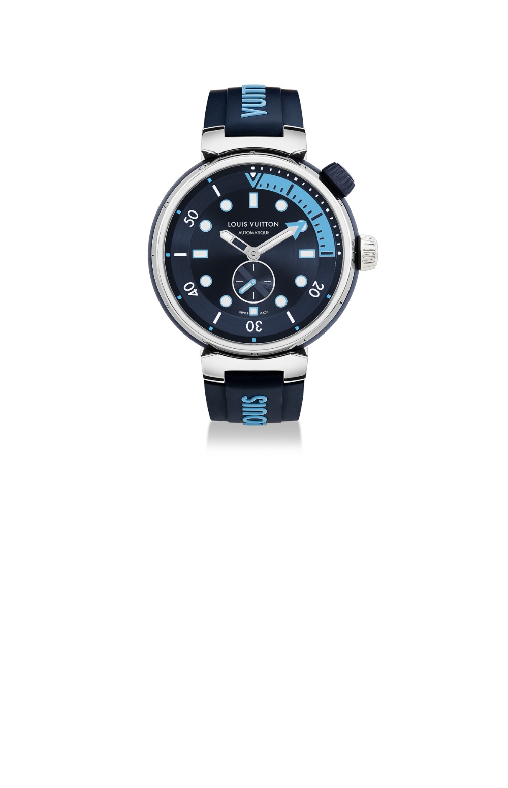 루이비통 땅부르 스트리트 다이버 오토매틱 44 QA121A