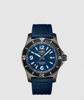 브라이틀링 슈퍼오션 오토매틱 46 블랙 스틸 M17368D7