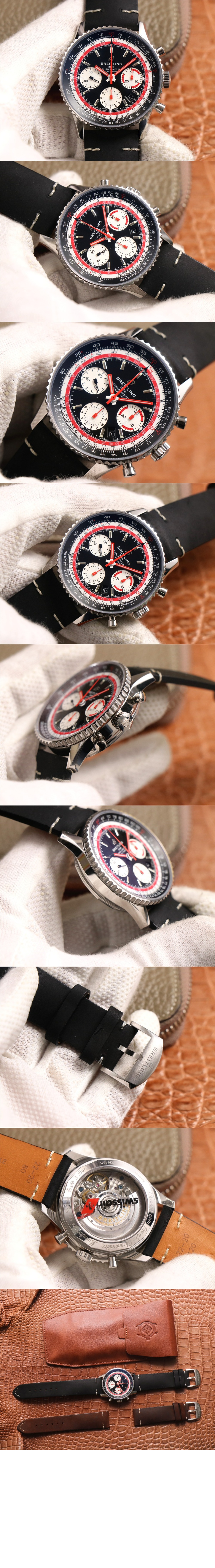 브라이틀링 내비타이머 B01 크로노그래프 43 스위스에어 AB01211B