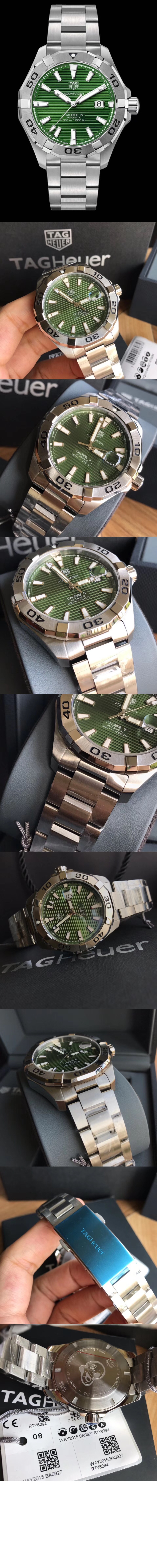 태그호이어 아쿠아레이서 칼리버5 43 WAY2015