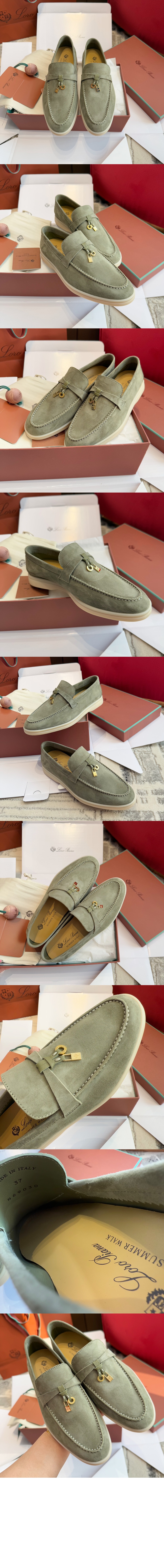 로로피아나 스웨이드 로퍼 FAL5899