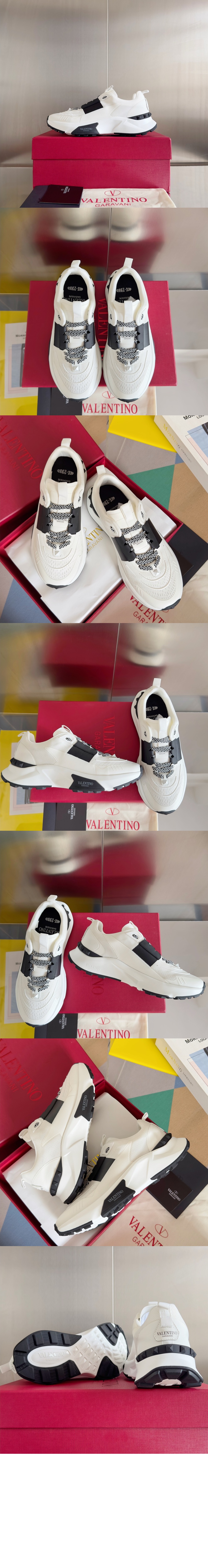 발렌티노 러버라이즈 로우탑 스니커즈