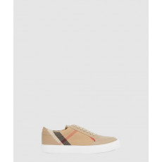 버버리 뉴 살몬드 하우스 체크 스니커즈 40400571