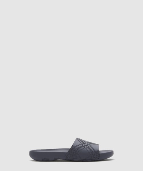 버버리 엠보싱 체크 다이브 슬라이드 81059191