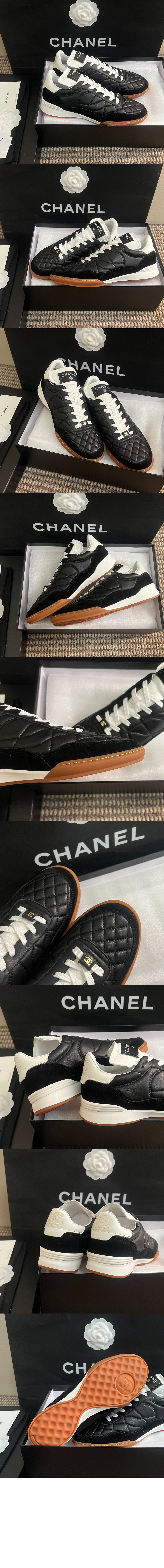 샤넬 클래식 로고 포스 스니커즈 G45336