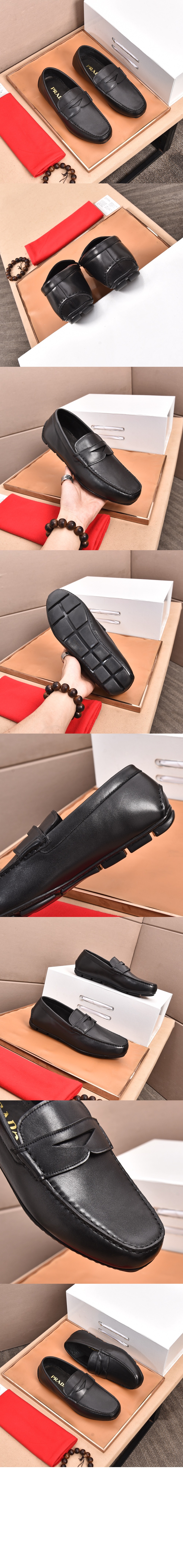 프라다 사피아노 로고 드라이빙슈즈 2DD158