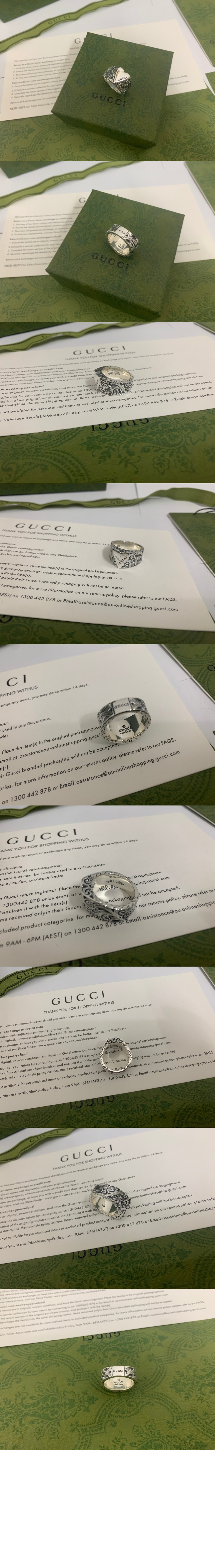 구찌 Heart Ring Silver 반지 702768