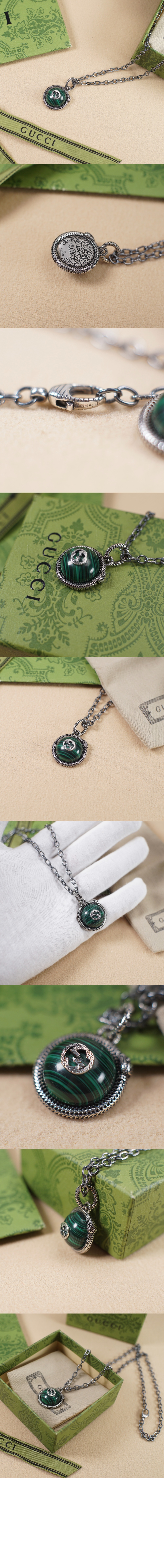 구찌 가든 실버 목걸이 577429