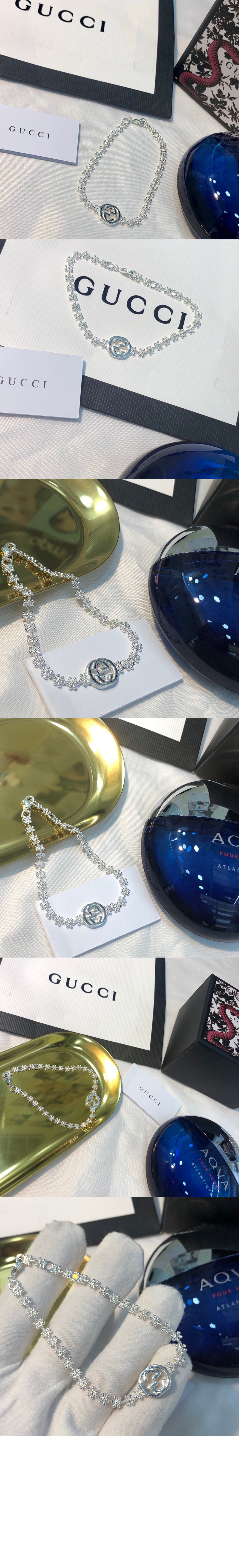 구찌 인터로킹 G 팔찌 481687