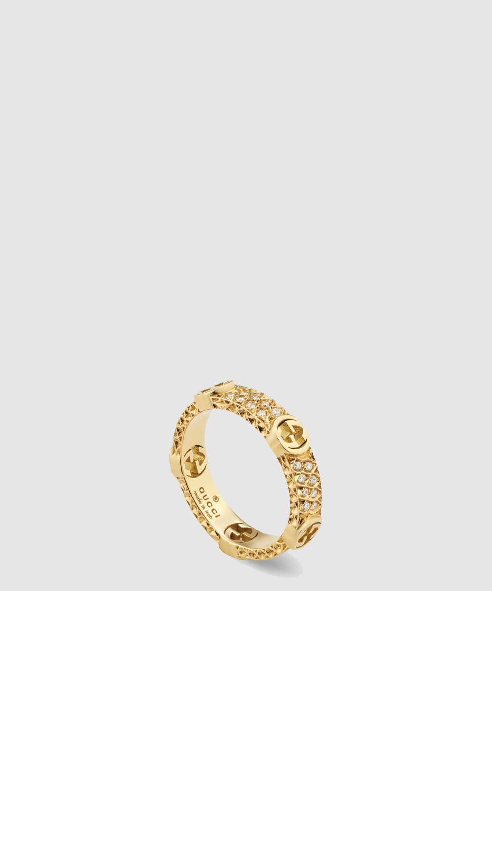 구찌 인터로킹 G 반지 607457