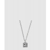 구찌 스퀘어 G 크로스 실버 목걸이 552768