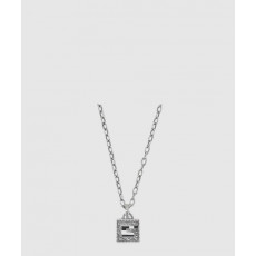 구찌 스퀘어 G 크로스 실버 목걸이 552768