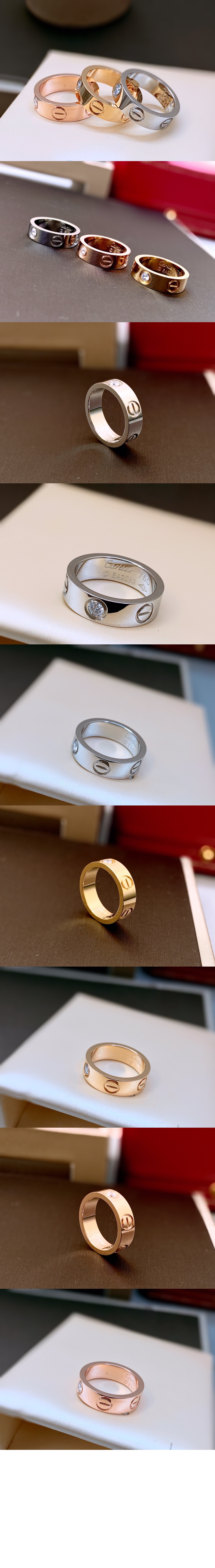 까르띠에 LOVE 링 B4032500