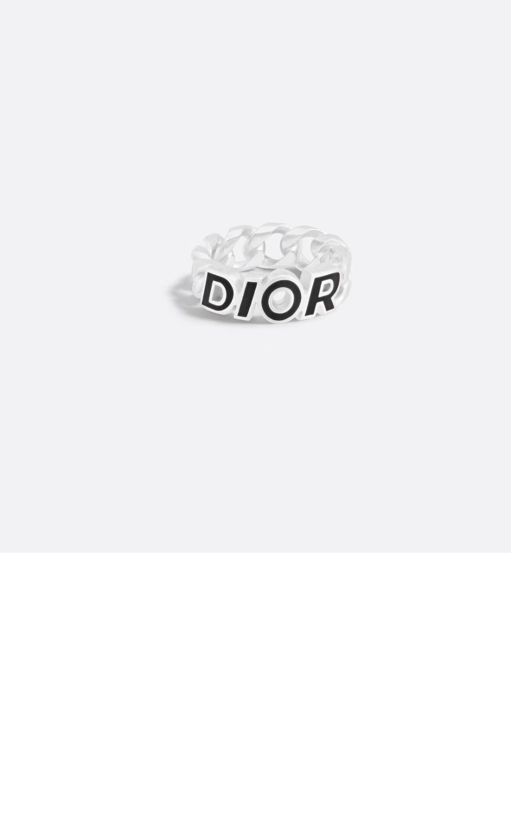 디올 체인 링크 반지 R2171