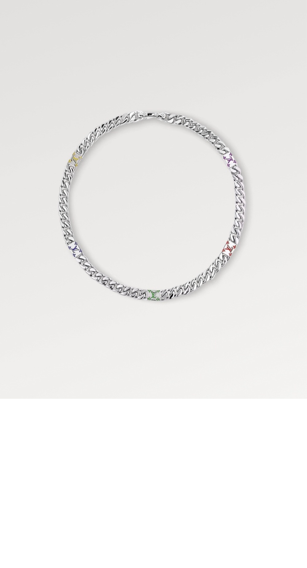 루이비통 LV 모자이크 목걸이 M01532