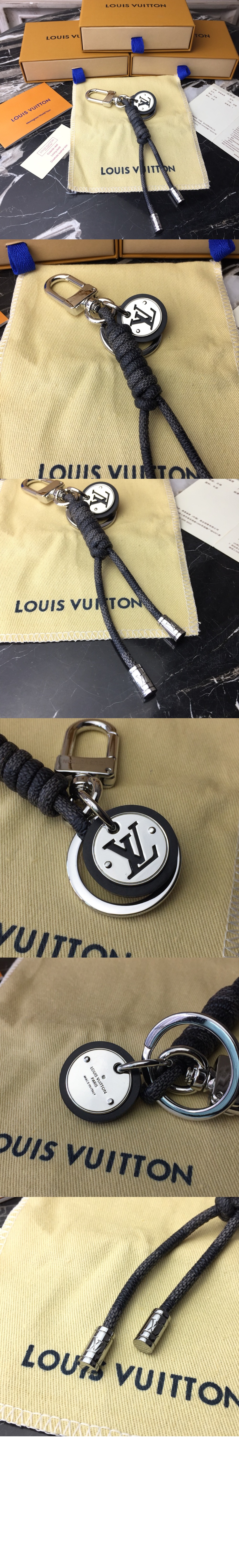 루이비통 레더 로프 키 홀더 M67224