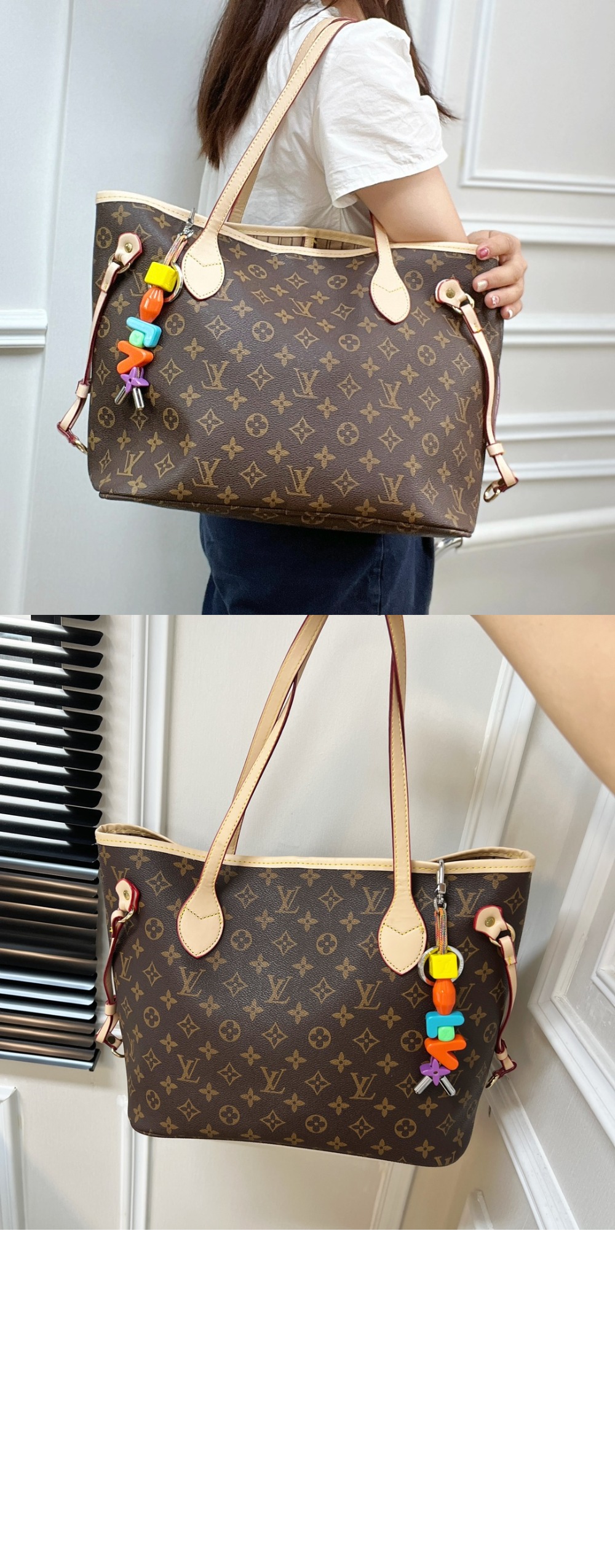 루이비통 LV 플레이 키 홀더 & 백 참 MP3458