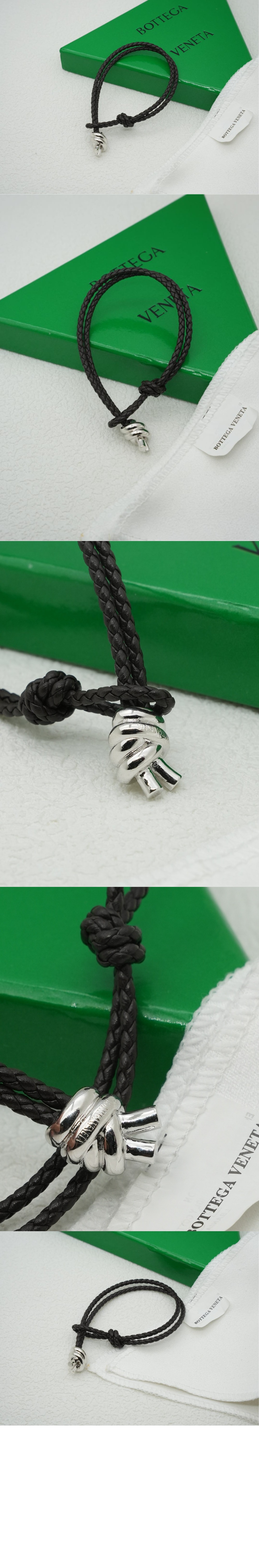 보테가베네타 놋 가죽 브레이슬릿 815938