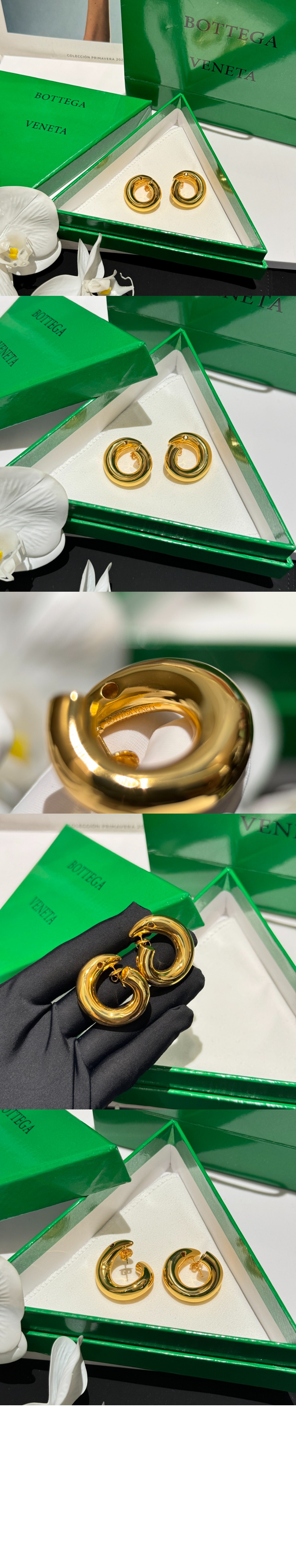 보테가베네타 사르딘 이어링 795603