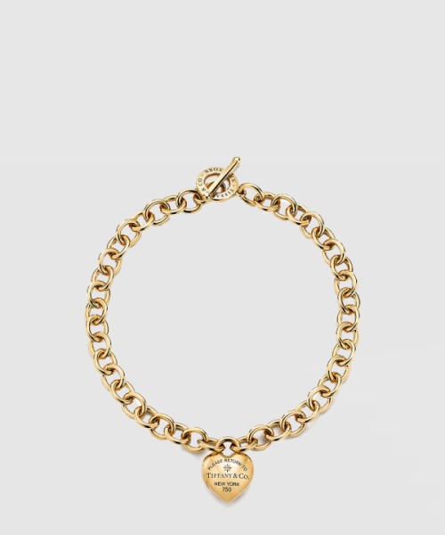 풀하트 핀 목걸이