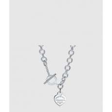 티파니앤코 하트 태그 목걸이