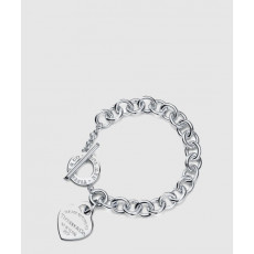 티파니앤코 하트 태그 토글 브레이슬릿