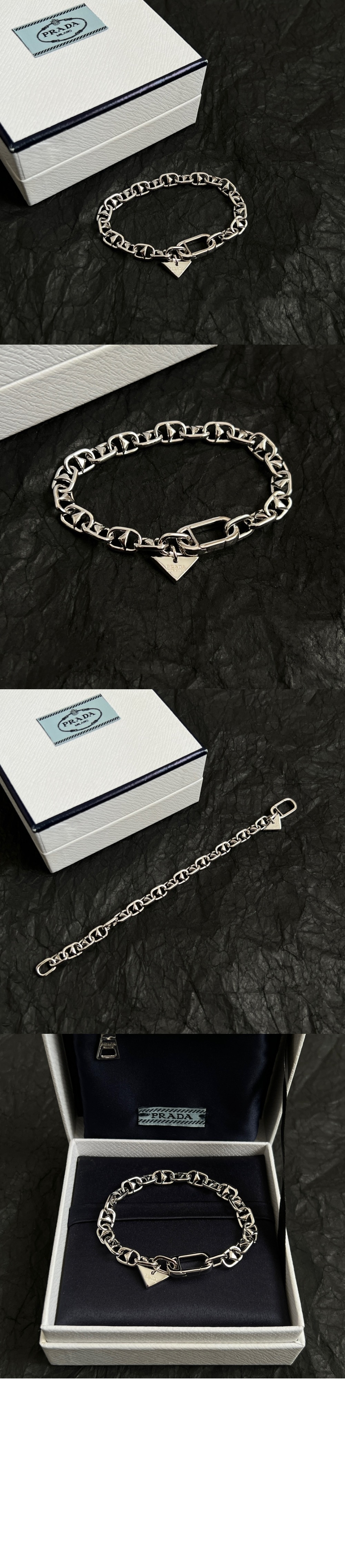 프라다 메탈 팔찌 2JB521