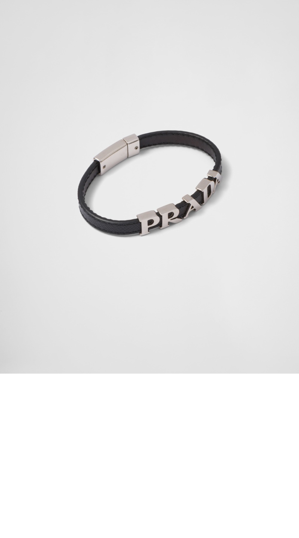 프라다 사피아노 가죽 브레이슬릿 2IB290
