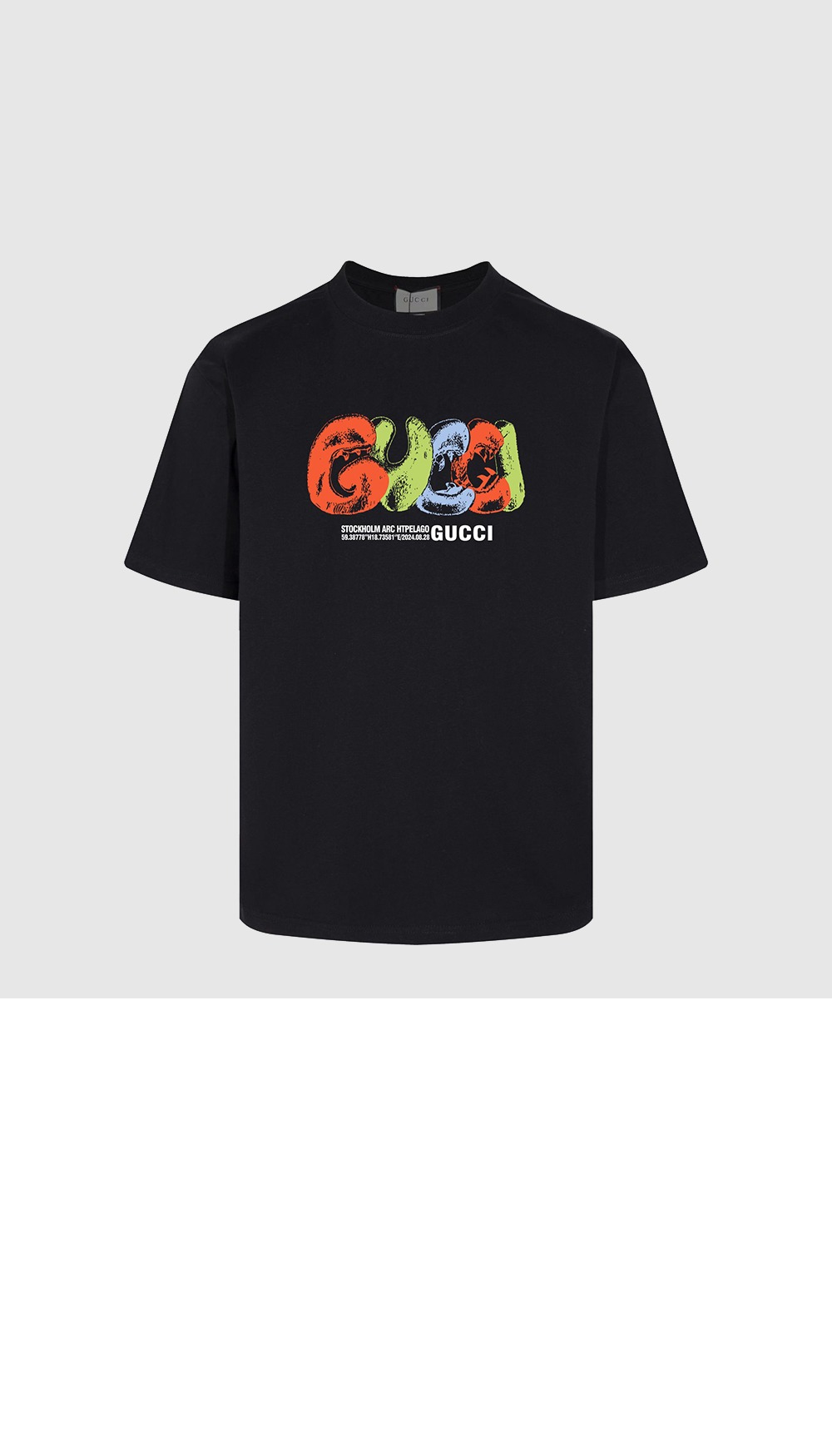 구찌 로고 프린트 반팔